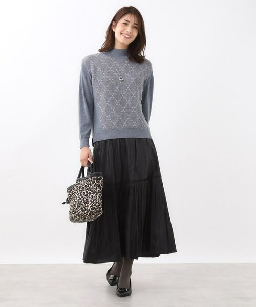 Reflect / リフレクト ニット・セーター | アーガイル柄ハイネックニット | 詳細13