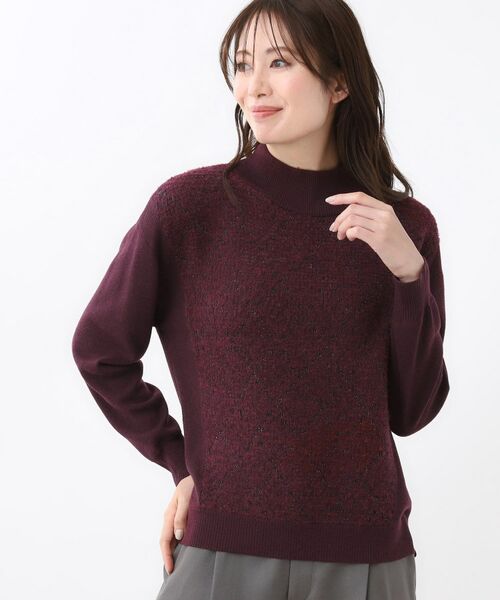 Reflect / リフレクト ニット・セーター | アーガイル柄ハイネックニット | 詳細16