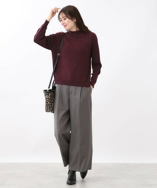 Reflect / リフレクト ニット・セーター | アーガイル柄ハイネックニット | 詳細18