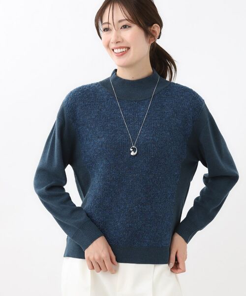 Reflect / リフレクト ニット・セーター | アーガイル柄ハイネックニット | 詳細20