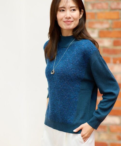 Reflect / リフレクト ニット・セーター | アーガイル柄ハイネックニット | 詳細3