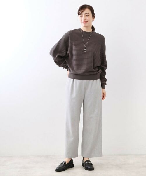 Reflect / リフレクト パンツ | 【ウエスト総ゴム】ワイドストレートパンツ | 詳細1