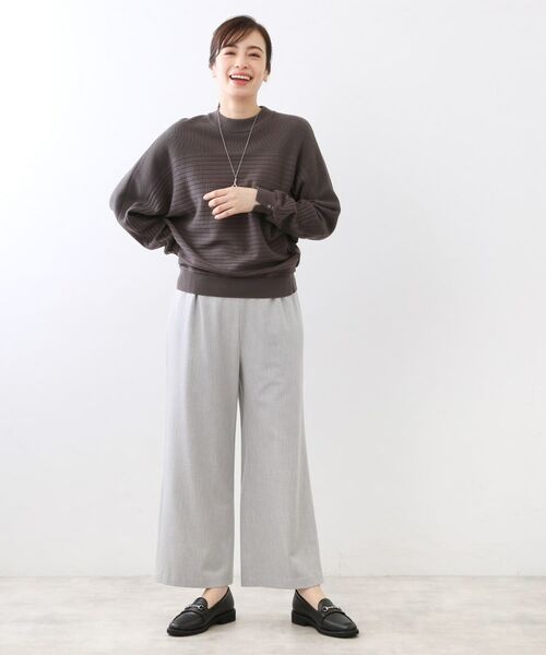 Reflect / リフレクト パンツ | 【ウエスト総ゴム】ワイドストレートパンツ | 詳細2