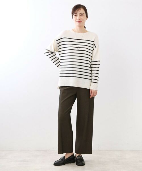 Reflect / リフレクト パンツ | 【ウエスト総ゴム】ワイドストレートパンツ | 詳細5