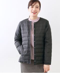 Reflect / リフレクト ダウンジャケット・ベスト | 【リバーシブルで着られる◎】ダイヤ柄キルトジャケット