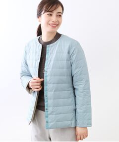 Reflect / リフレクト ダウンジャケット・ベスト | 【リバーシブルで着られる◎】ダイヤ柄キルトジャケット