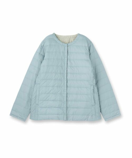 Reflect / リフレクト ダウンジャケット・ベスト | 【リバーシブルで着られる◎】ダイヤ柄キルトジャケット | 詳細13