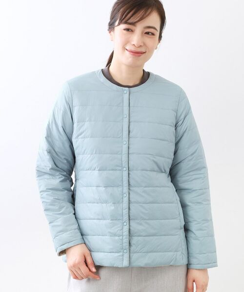 Reflect / リフレクト ダウンジャケット・ベスト | 【リバーシブルで着られる◎】ダイヤ柄キルトジャケット | 詳細14