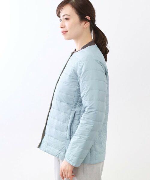 Reflect / リフレクト ダウンジャケット・ベスト | 【リバーシブルで着られる◎】ダイヤ柄キルトジャケット | 詳細15