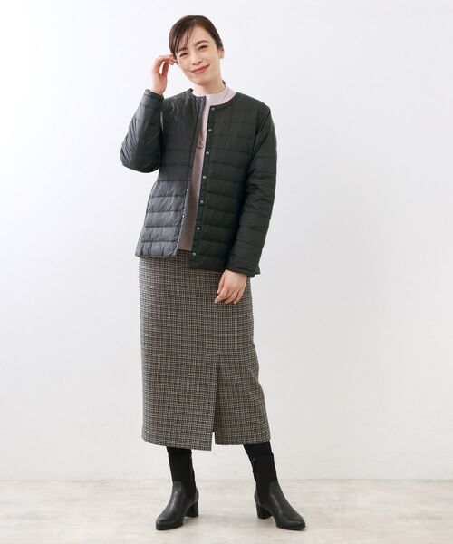 Reflect / リフレクト ダウンジャケット・ベスト | 【リバーシブルで着られる◎】ダイヤ柄キルトジャケット | 詳細3