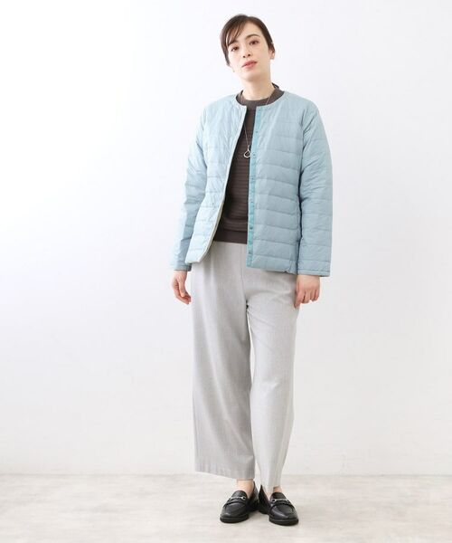 Reflect / リフレクト ダウンジャケット・ベスト | 【リバーシブルで着られる◎】ダイヤ柄キルトジャケット | 詳細8