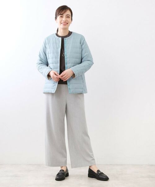 Reflect / リフレクト ダウンジャケット・ベスト | 【リバーシブルで着られる◎】ダイヤ柄キルトジャケット | 詳細9