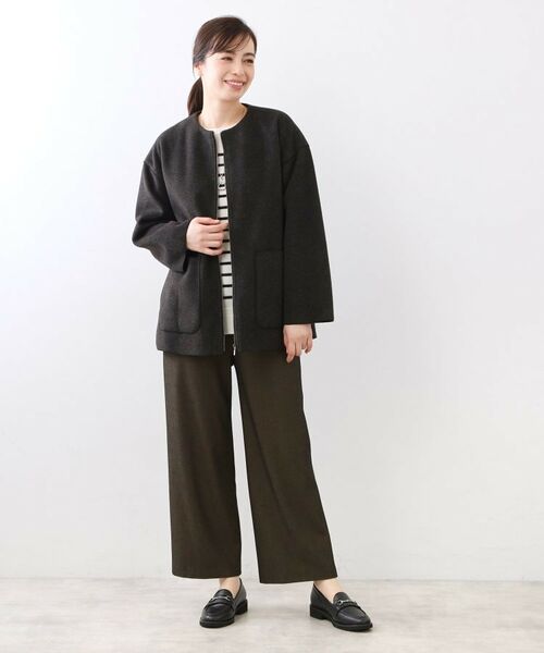 Reflect / リフレクト その他アウター | 【体型カバー／ゆったり着られる◎】リラクシーパイルコート | 詳細3