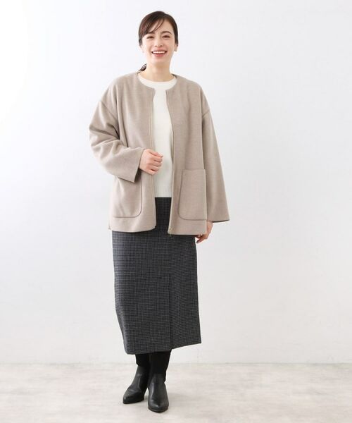 Reflect / リフレクト その他アウター | 【体型カバー／ゆったり着られる◎】リラクシーパイルコート | 詳細7