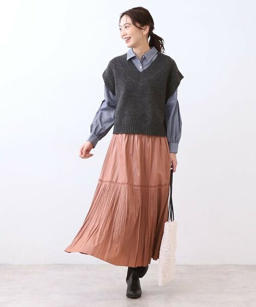 Reflect / リフレクト その他トップス | 【単品使い◎】ニットベスト+シャツセット | 詳細10