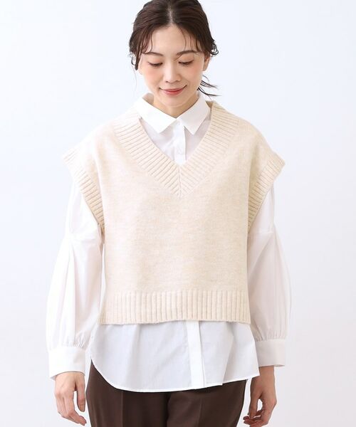 Reflect / リフレクト その他トップス | 【単品使い◎】ニットベスト+シャツセット | 詳細16