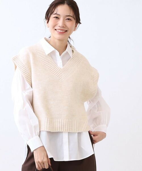 Reflect / リフレクト その他トップス | 【単品使い◎】ニットベスト+シャツセット | 詳細2