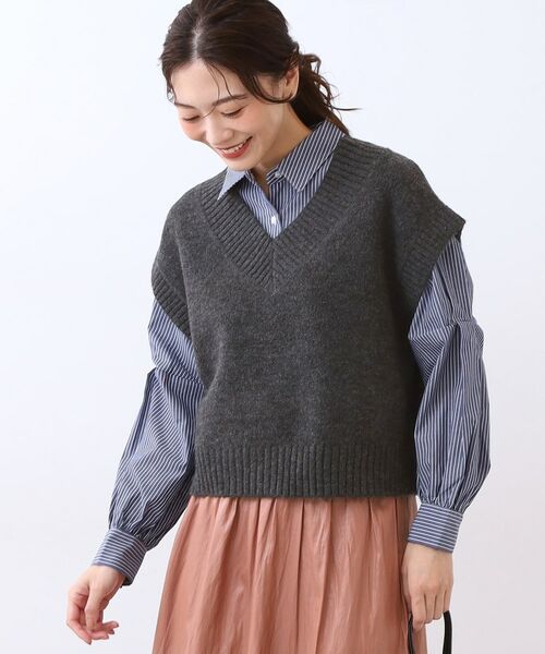 Reflect / リフレクト その他トップス | 【単品使い◎】ニットベスト+シャツセット | 詳細9