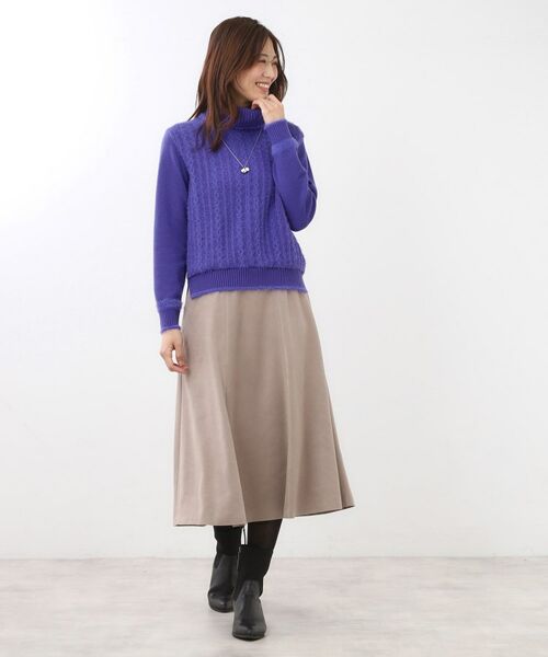 Reflect / リフレクト ニット・セーター | 【ほんのりラメ感◎】ふわふわフェザーヤーンハイネックニット | 詳細15