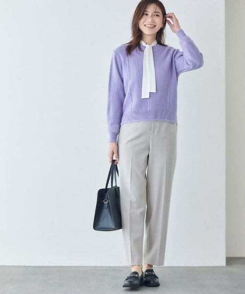 Reflect / リフレクト ニット・セーター | 【ほんのりラメ感◎】ケーブル柄ニット | 詳細10