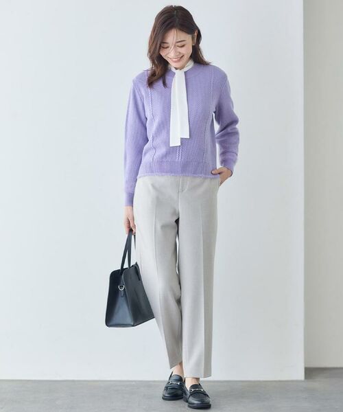 Reflect / リフレクト ニット・セーター | 【ほんのりラメ感◎】ケーブル柄ニット | 詳細11