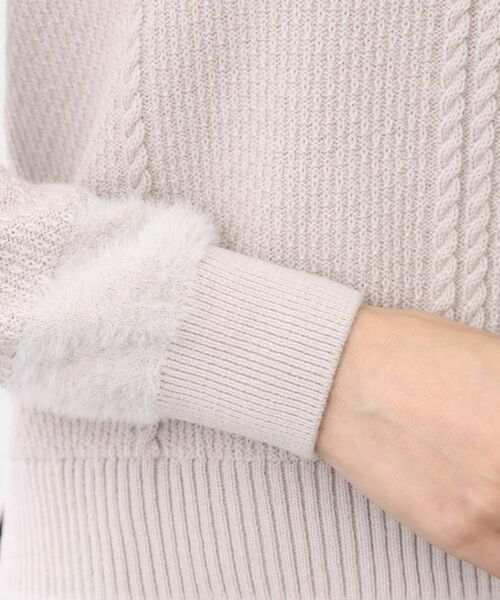 Reflect / リフレクト ニット・セーター | 【ほんのりラメ感◎】ケーブル柄ニット | 詳細15