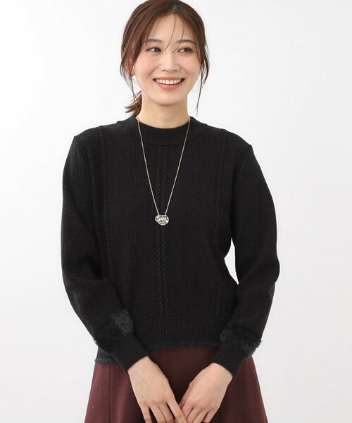 Reflect / リフレクト ニット・セーター | 【ほんのりラメ感◎】ケーブル柄ニット | 詳細16