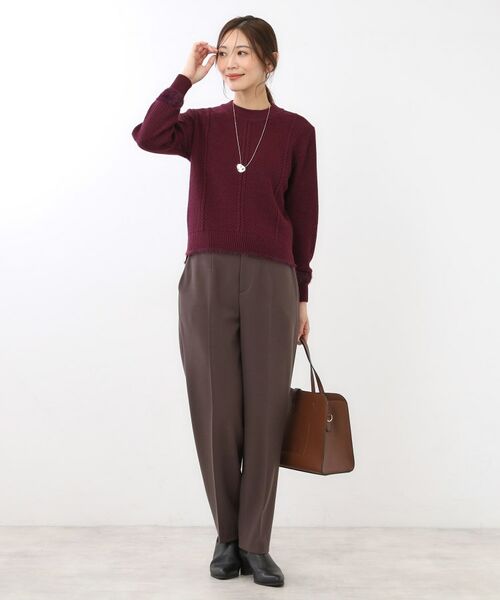 Reflect / リフレクト ニット・セーター | 【ほんのりラメ感◎】ケーブル柄ニット | 詳細22