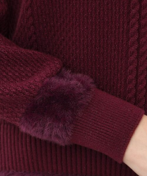 Reflect / リフレクト ニット・セーター | 【ほんのりラメ感◎】ケーブル柄ニット | 詳細23