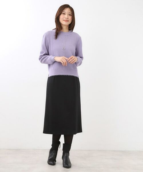 Reflect / リフレクト ニット・セーター | 【ほんのりラメ感◎】ケーブル柄ニット | 詳細26