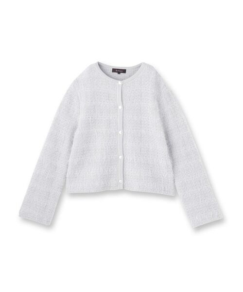 Reflect / リフレクト カーディガン・ボレロ | 【お食事会やお出かけに◎】ふんわりジャカード編みカーディガン | 詳細13