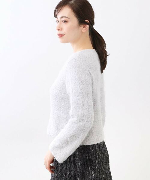 Reflect / リフレクト カーディガン・ボレロ | 【お食事会やお出かけに◎】ふんわりジャカード編みカーディガン | 詳細15