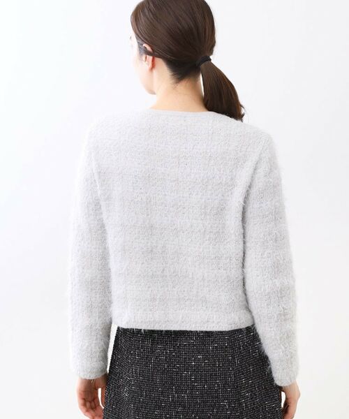 Reflect / リフレクト カーディガン・ボレロ | 【お食事会やお出かけに◎】ふんわりジャカード編みカーディガン | 詳細16