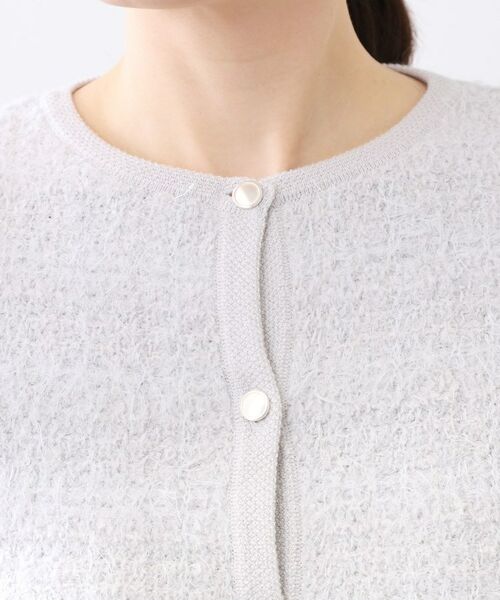 Reflect / リフレクト カーディガン・ボレロ | 【お食事会やお出かけに◎】ふんわりジャカード編みカーディガン | 詳細17