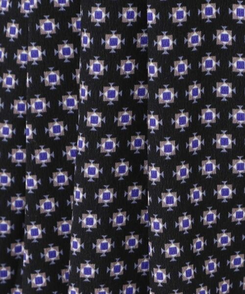 Reflect / リフレクト ロング・マキシ丈ワンピース | 【通勤にもお出かけにも◎】ジオメプリントクラシカルワンピース | 詳細13