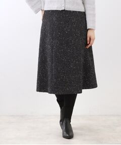 Reflect / リフレクト スカート | 【広がりすぎない／美シルエット◎】ツイードフレアスカート