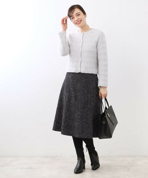 Reflect / リフレクト スカート | 【広がりすぎない/美シルエット◎】ツイードフレアスカート | 詳細1