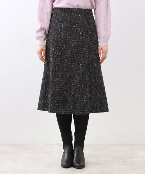 Reflect / リフレクト スカート | 【広がりすぎない/美シルエット◎】ツイードフレアスカート | 詳細10