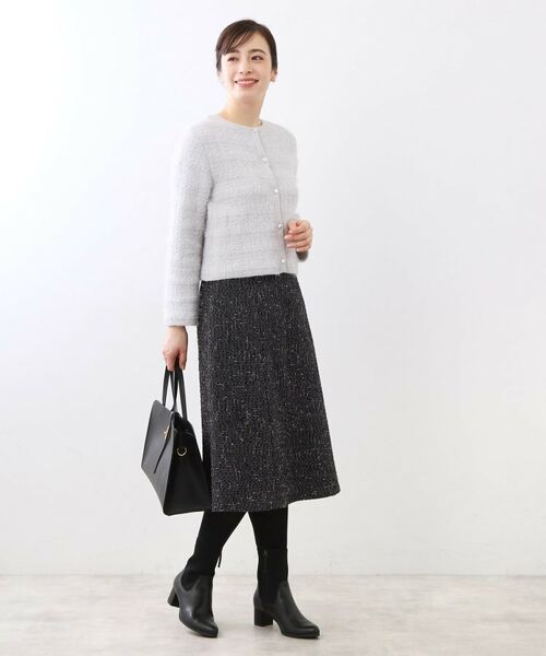Reflect / リフレクト スカート | 【広がりすぎない/美シルエット◎】ツイードフレアスカート | 詳細2