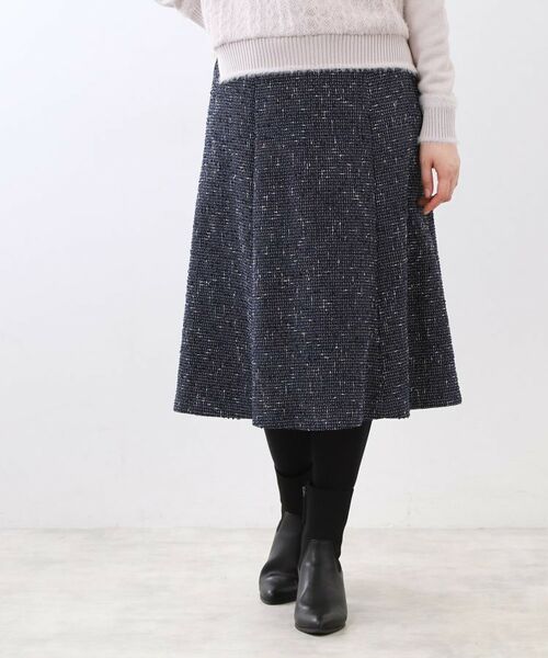 Reflect / リフレクト スカート | 【広がりすぎない/美シルエット◎】ツイードフレアスカート | 詳細7