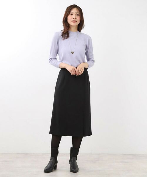 Reflect / リフレクト スカート | 【すっきりシルエット／通勤におすすめ◎】キレイめジャージタイトスカート | 詳細4