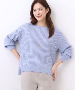 Reflect / リフレクト ニット・セーター | 【ゆったり着られる◎】ワイドリブニットプルオーバー