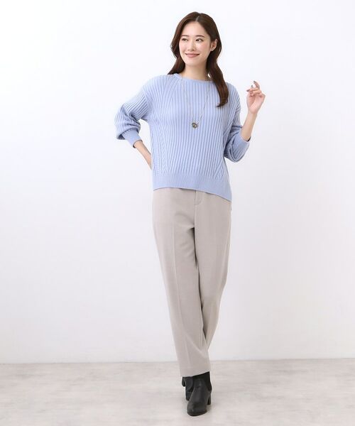 Reflect / リフレクト ニット・セーター | 【ゆったり着られる◎】ワイドリブニットプルオーバー | 詳細11