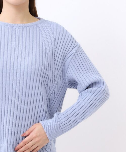 Reflect / リフレクト ニット・セーター | 【ゆったり着られる◎】ワイドリブニットプルオーバー | 詳細18