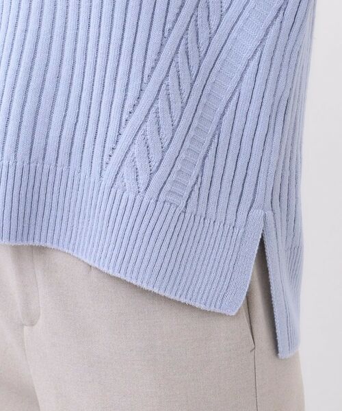 Reflect / リフレクト ニット・セーター | 【ゆったり着られる◎】ワイドリブニットプルオーバー | 詳細19