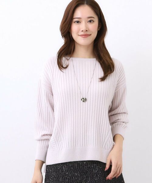 Reflect / リフレクト ニット・セーター | 【ゆったり着られる◎】ワイドリブニットプルオーバー | 詳細2