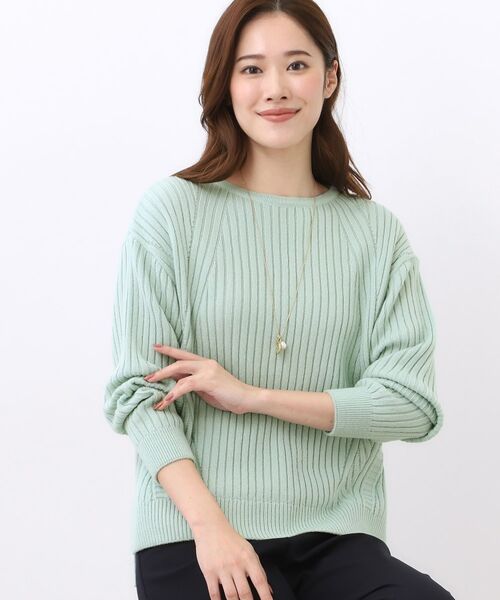 Reflect / リフレクト ニット・セーター | 【ゆったり着られる◎】ワイドリブニットプルオーバー | 詳細5