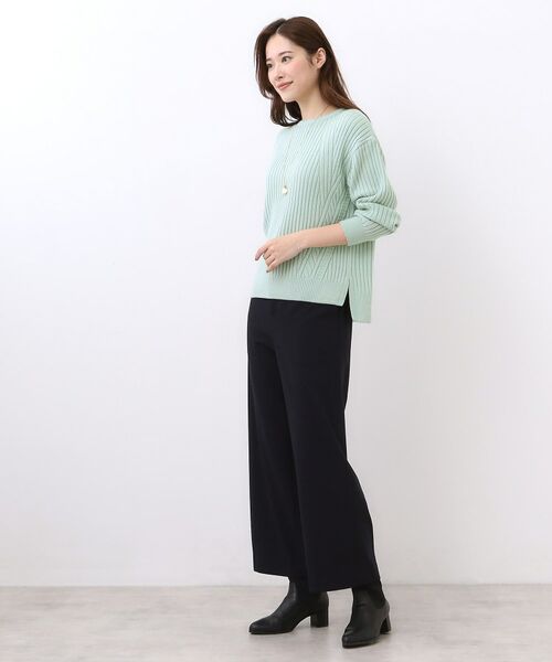Reflect / リフレクト ニット・セーター | 【ゆったり着られる◎】ワイドリブニットプルオーバー | 詳細7