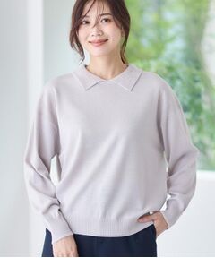 Reflect / リフレクト ニット・セーター | 【着映え◎】衿つきニットトップス