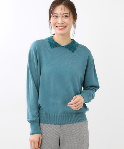 Reflect / リフレクト ニット・セーター | 【着映え◎】衿つきニットトップス | 詳細15